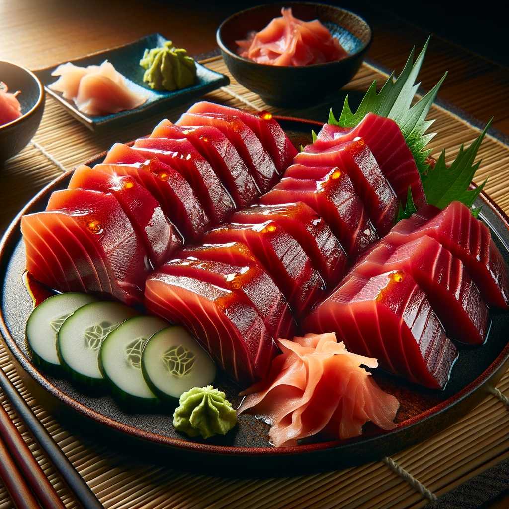 Atún Marinado para Sushi y Sashimi