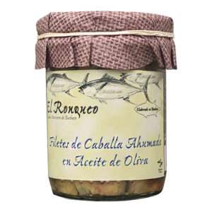 Tarro de Filetes de Caballa Ahumada en Aceite de Oliva